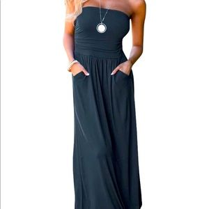 Black dress, super soft material, size small